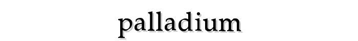 Palladium Thin font